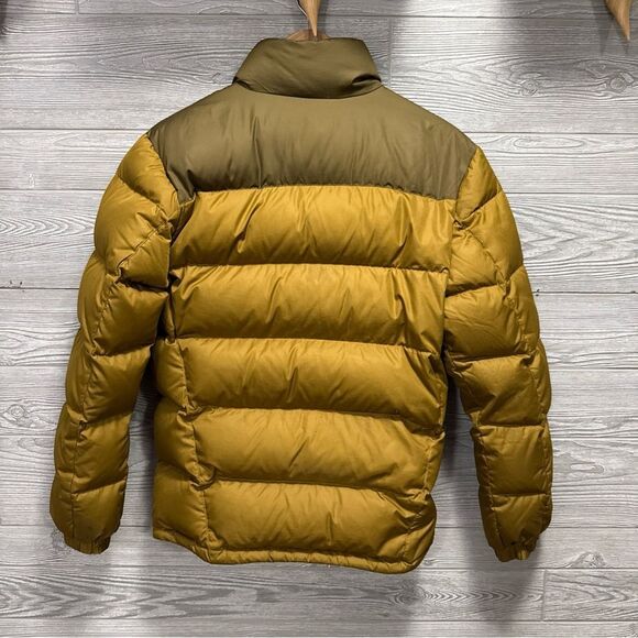 Eddie Bauer Men's EB650 Duck Down Puffer Jacket Size S Brown Full Zip Pockets - Picture 2 of 9